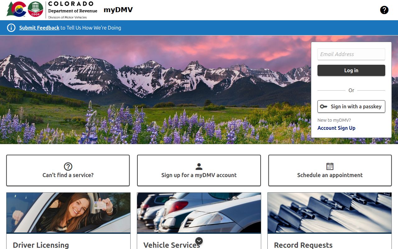 La Plata County traffic court records myDMV driver record request portal