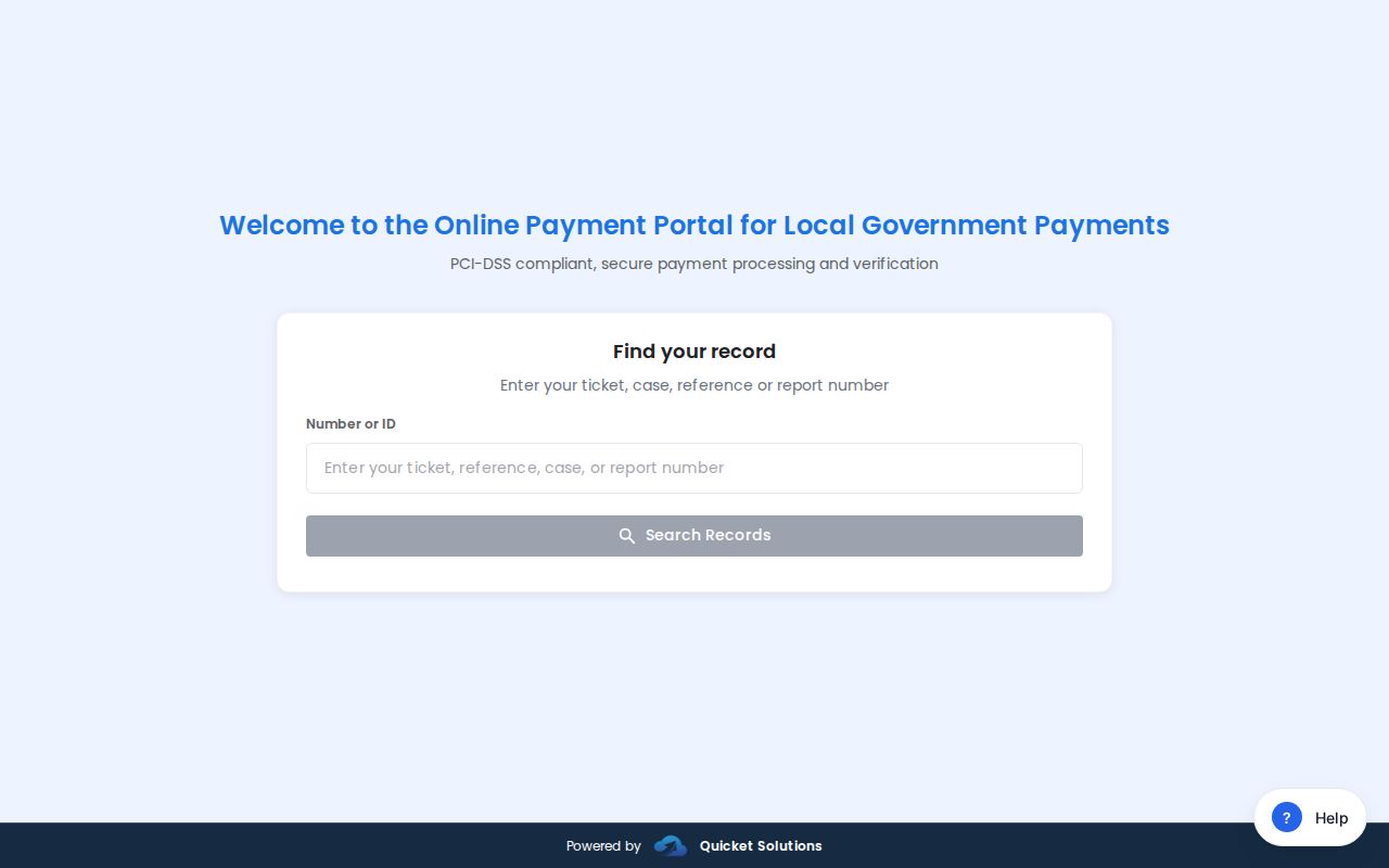 La Plata County traffic court records Quicket payment platform